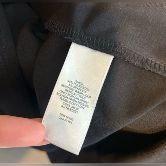 NWOT Eliza J Elegant Black Faux Wrap Dress 10 - Picture 9 of 11